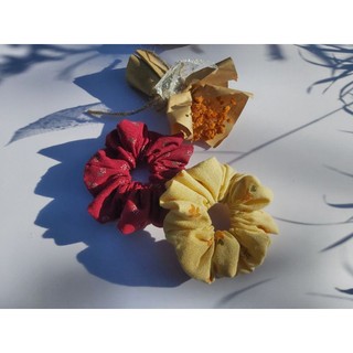 [SALE] Cột tóc vải scrunchies vải linen