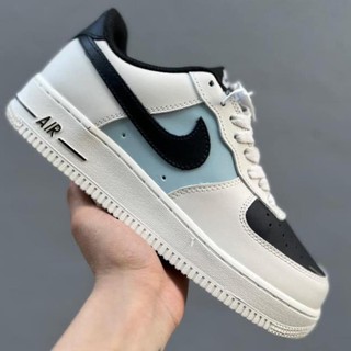 Giày a1 cream and black, giày a1 mũi đen đế air bản chuẩn t.rung, đủ size nam nữ full box + bill