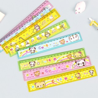 Thước Kẻ 20cm Nhựa Dẻo Hoạt Hình Cute Mesaukids