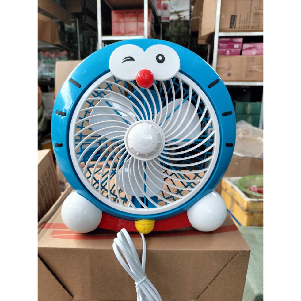 Quạt mini hình thú để bàn cắm điện văn phòng, Quạt văn phòng để bàn mini hình thú cắm điện