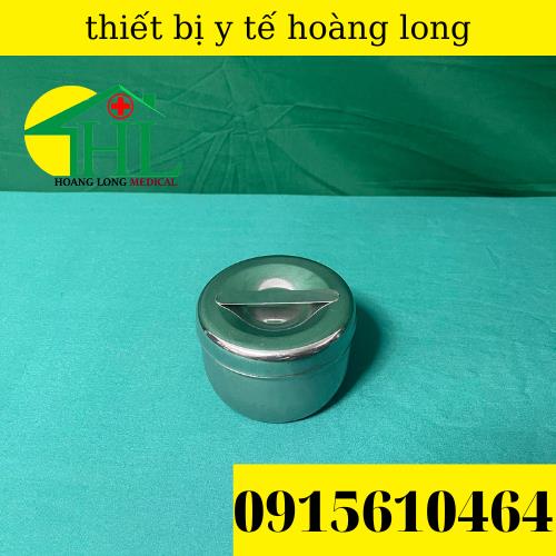 Hũ Đựng Bông Cồn Y Tế- Inox 304