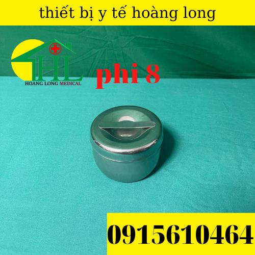 Hũ Đựng Bông Cồn Y Tế- Inox 304