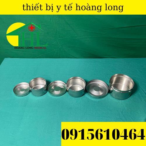 Hũ Đựng Bông Cồn Y Tế- Inox 304