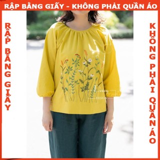 Rập giấy may áo 1677 - bản vẽ