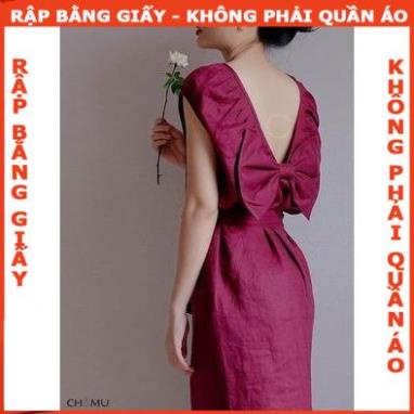 Rập giấy may đầm mã 198 - Không phải quần áo