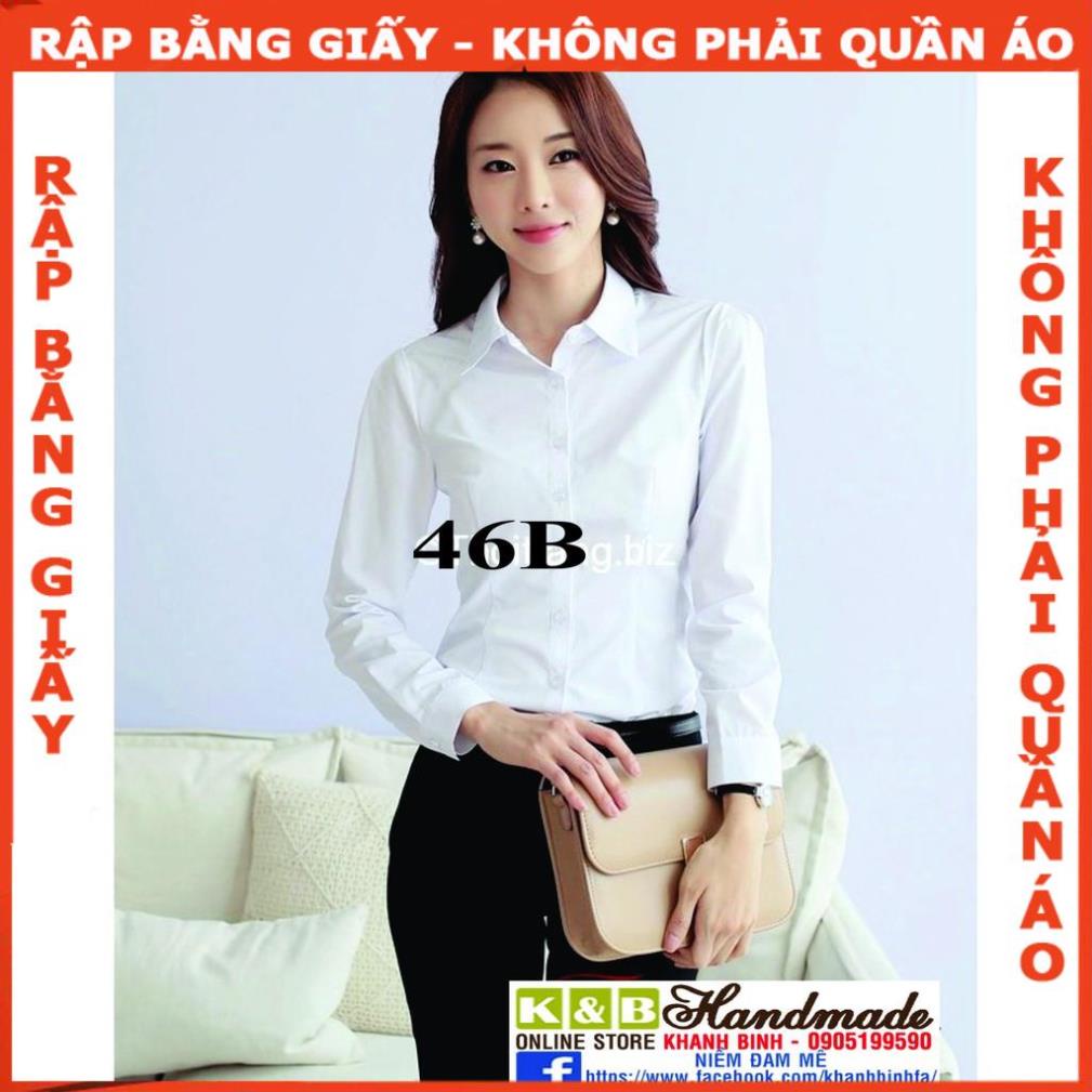 Rập giấy A0 mã 46- Áo sơ mi cổ đức tay dài (Bản vẽ) (BẢN VẼ)