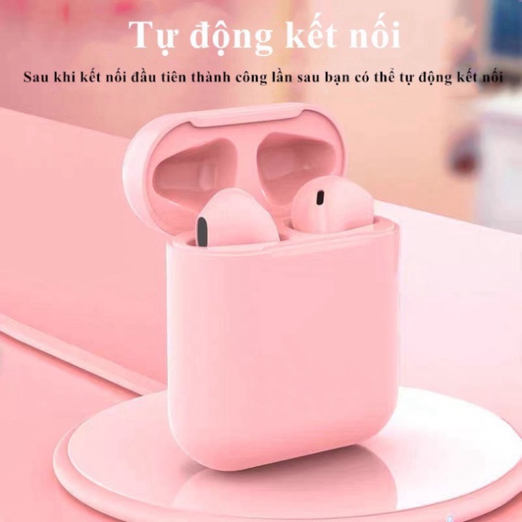 Tai nghe bluetooth không dây inpods i12 tws v5.0 cảm ứng âm thanh HIFI micro đàm thoại HOT HOT
