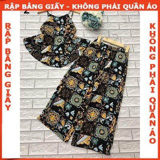 Rập giấy a0 mã 1464- bộ yếm quần suông
