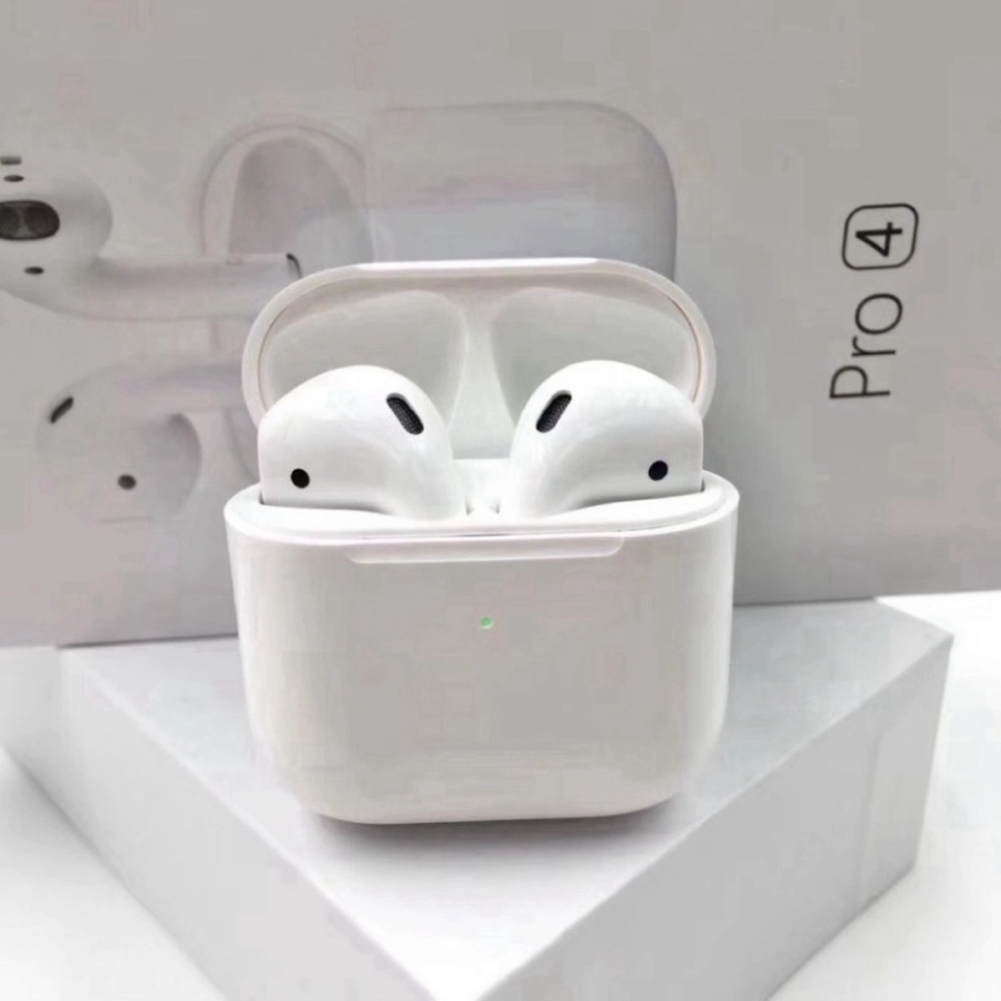 Tai Nghe Bluetooth Pro4, tai nghe blutooth Nhét Tai Bluetooth 5.0 Bản nước ngoài tương ứng toàn bộ Dòng Máy HOT HOT