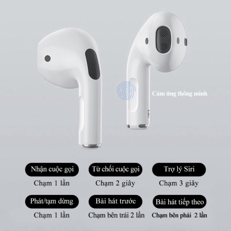 Tai Nghe Bluetooth Pro4, tai nghe blutooth Nhét Tai Bluetooth 5.0 Bản nước ngoài tương ứng toàn bộ Dòng Máy HOT HOT