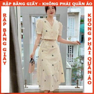 Rập giấy set váy a + áo mã 112 - bản vẽ