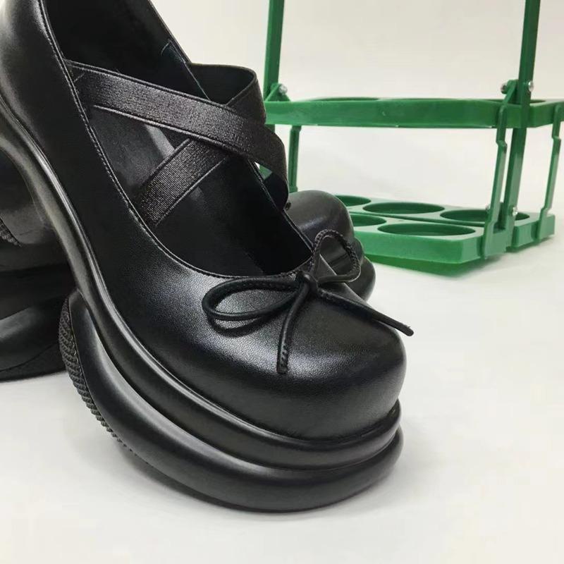 Giày Búp Bê Mary Jane Đế Dày Quai Chéo Thời Trang Xuân Hè 2023 Mới