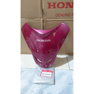 Bộ mặt nạ trước wave s100 màu tím chính hãng honda