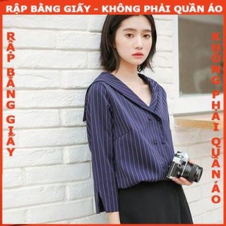 Rập áo bâu lính thủy mã 1112 - giấy a0