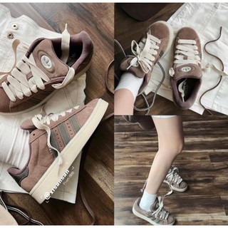 HÀNG SẴN_Giày Sneaker Das Campus 00’s Brown Nâu Đậm, giày das campus nâu vệt xám nâu đậm nam nữ( ảnh thật]