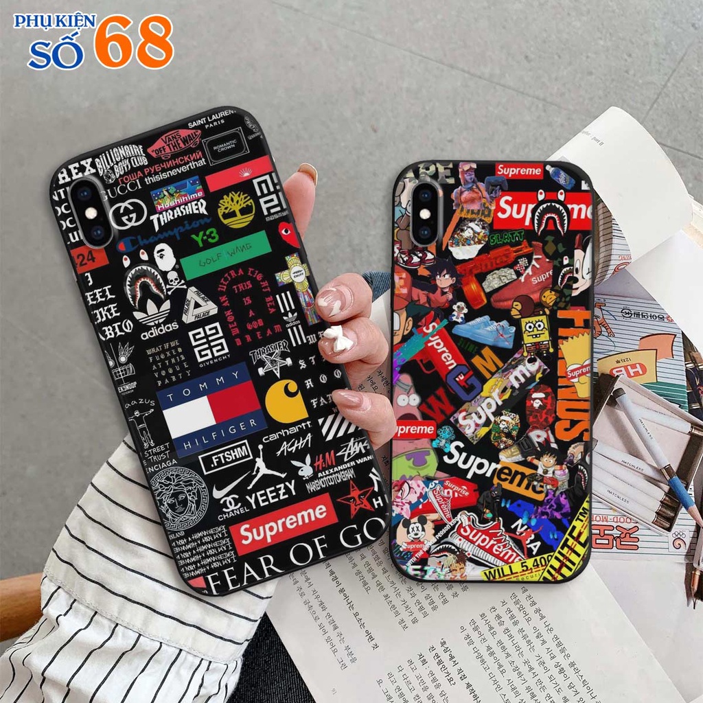 Ốp TPU dẻo iPhone X Xr Xs XsMax Max Silicon hình thời trang phong cách, rẻ đẹp