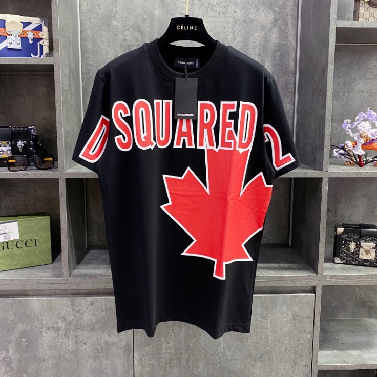 Áo phông Nam Nữ DSQ2 T-shirt Hình Lá Phong Đỏ, Áo Thun Nam Nữ Unisex Form Rộng Siêu Hot 2023. Unisex.smt