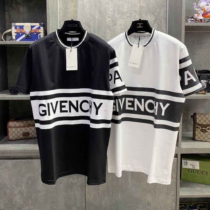 Áo Phông Nam Nữ GVC Bản Phối Đen Trắng. Áo Thun Nam Nữ Unisex Form Rộng Siêu Hot 2023. Quần GVC Đi Biển Cháy. A86