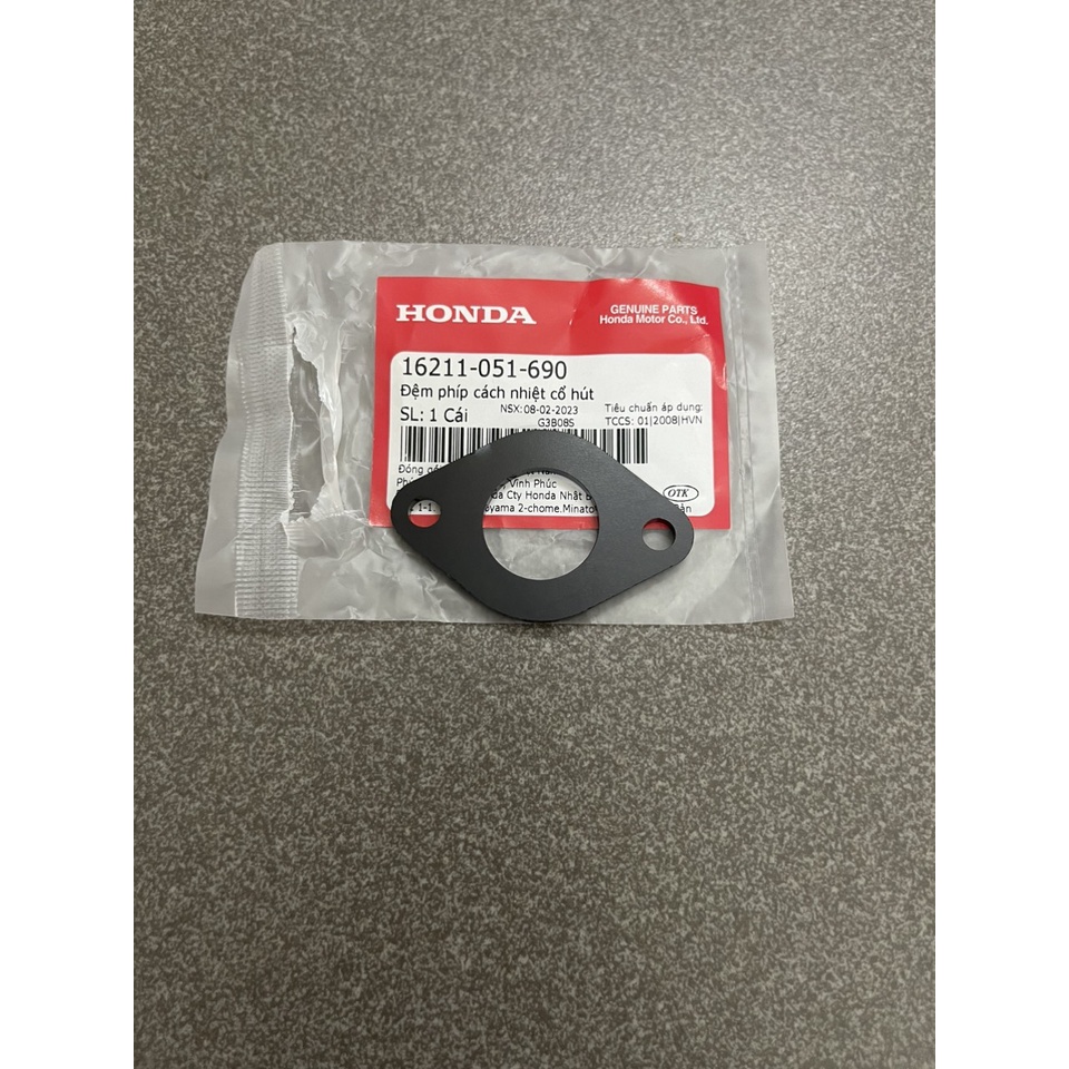 Phíp co xăng trên dưới xe wave nhỏ zx100 chính hãng 16211051690 16211gb5750 91304gb1900 91301gk4671
