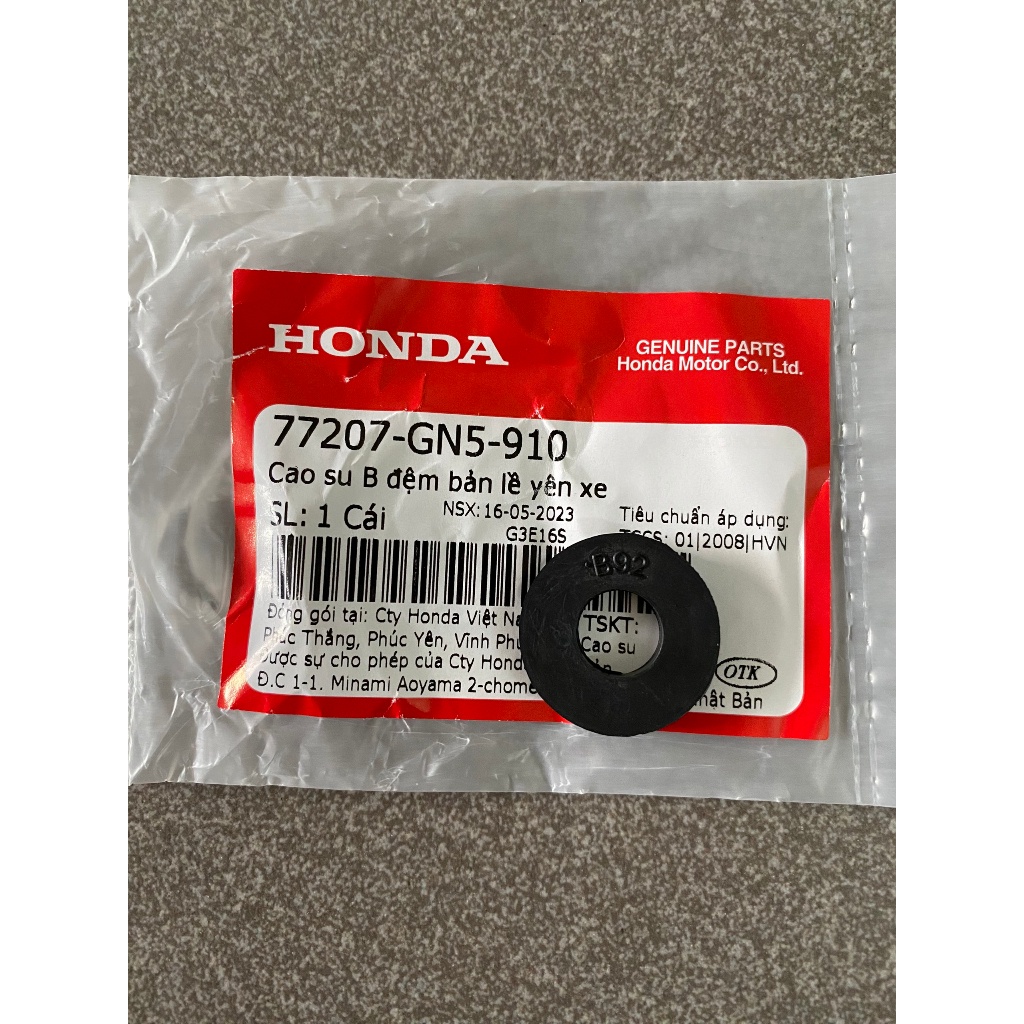 Cao su bát sắt yên xe wave nhỏ zx100 future 1 77207GN5910