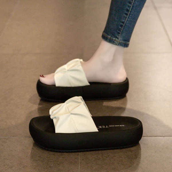 Dép Đế Dày Thời Trang Mùa Hè Dành Cho Nữ