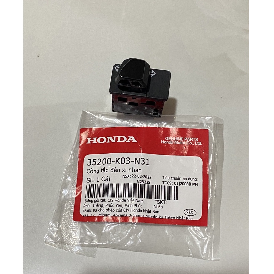 Công tắc đèn xi nhan BLADE Số, VISION  chính hãng Honda