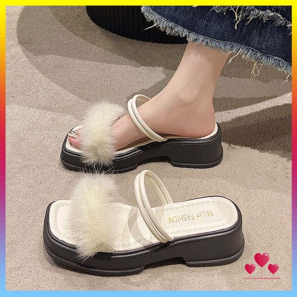 Sandal Đế Dày Thiết Kế Mới Kiểu Dáng Đơn Giản Thời Trang