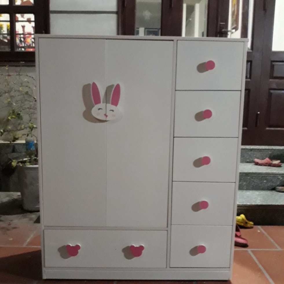 Tủ nhựa cho bé Nhựa đài loan_ Thiết kế mới cao 1m24 rộng 1m07 sâu 40