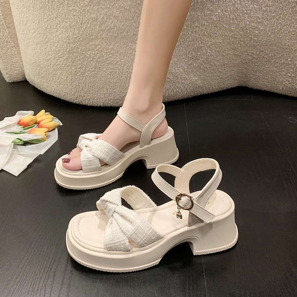 Dép Sandal Đế Dày Phong Cách Hàn Quốc