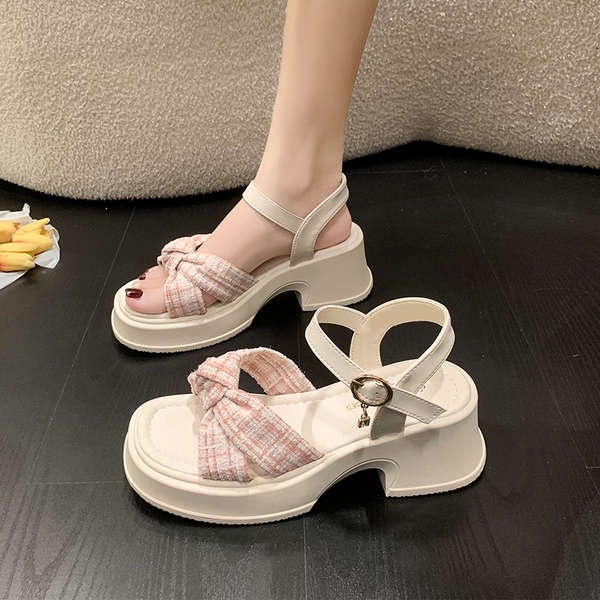 Dép Sandal Đế Dày Phong Cách Hàn Quốc