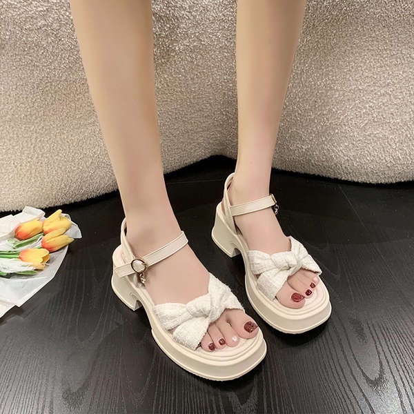 Dép Sandal Đế Dày Phong Cách Hàn Quốc