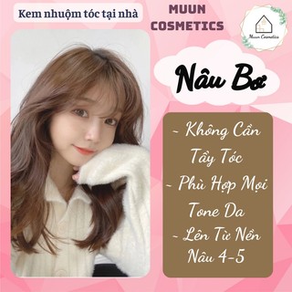 Thuốc nhuộm tóc màu nâu bơ