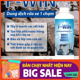 Xả kho Dung dịch rửa xe không chạm Nước rửa xe bọt tuyết FWin loại 1 lít shopxesang