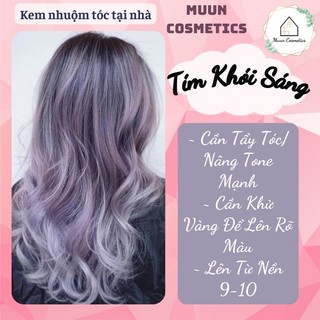 Thuốc Nhuộm Tóc Màu Tím Khói Sáng