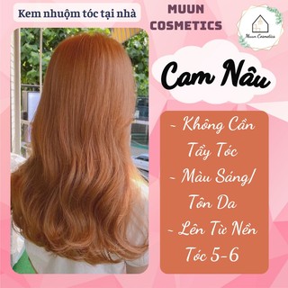 Thuốc nhuộm tóc màu cam nâu