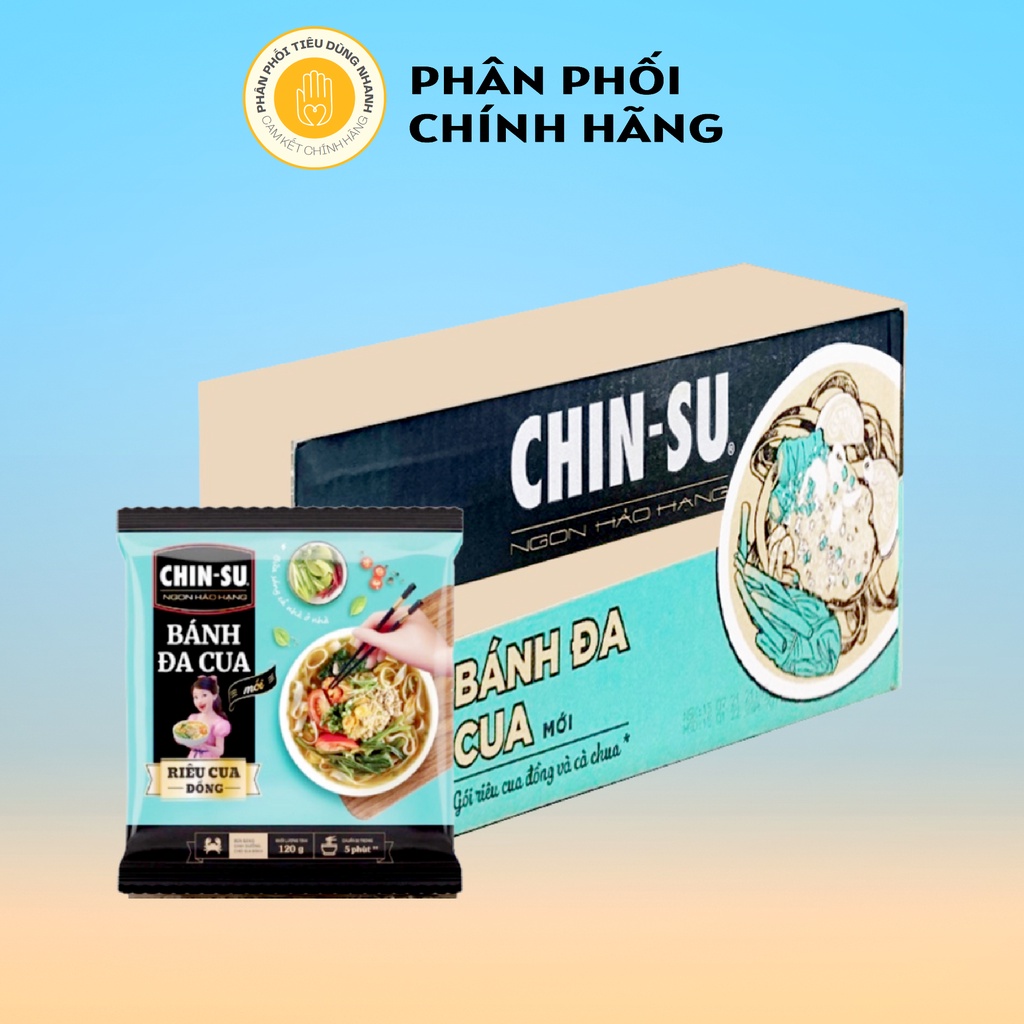 Bánh Đa Cua Chinsu Riêu Cua Đồng 123g/Gói