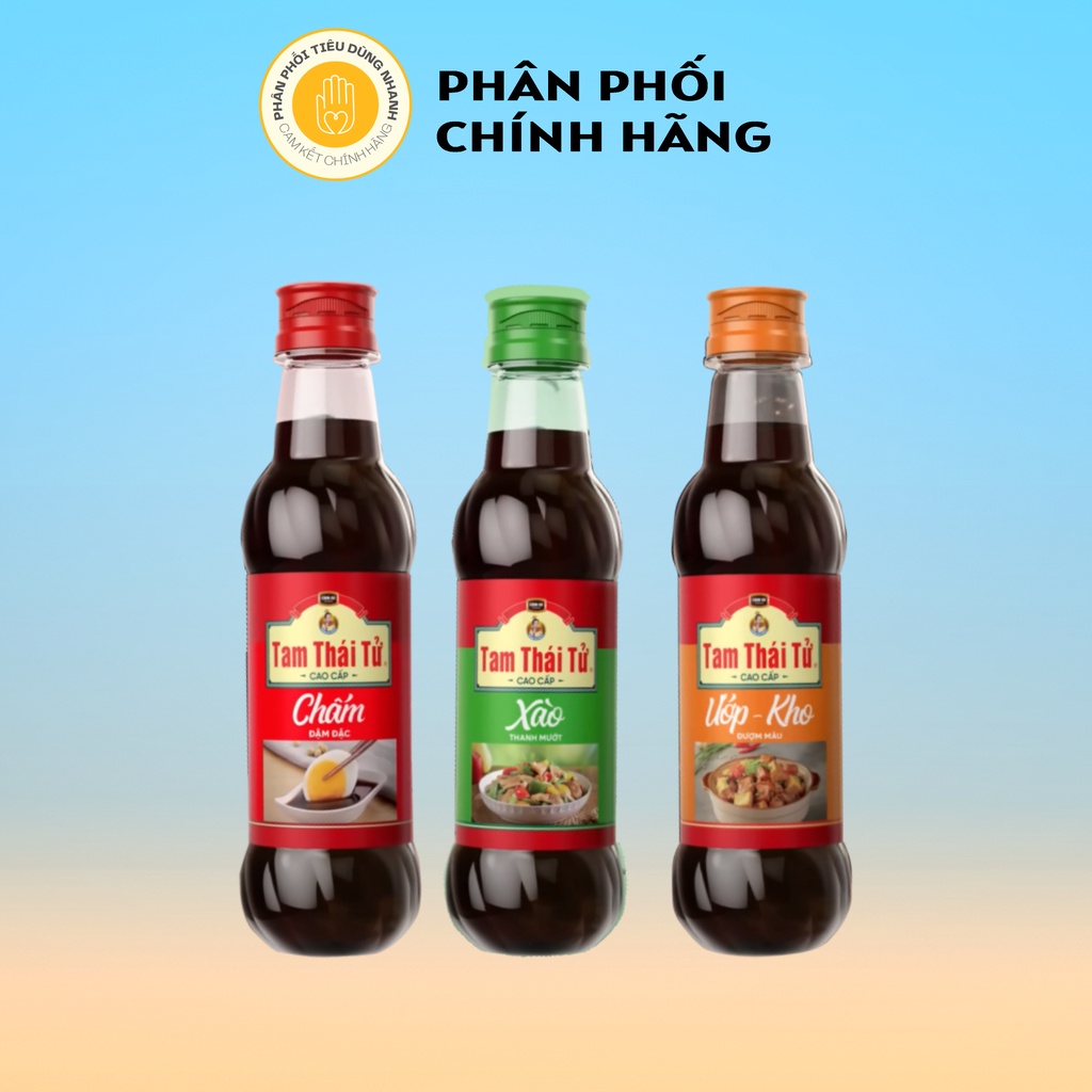 Nước Tương Tam Thái Tử Cao Cấp Chấm - Xào - Ướp Kho 500ml