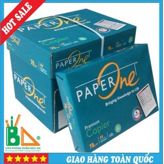 Giấy in a4 paper one đl 70 gsm,500 tờ /tập chất lượng trắng sáng tự nhiên