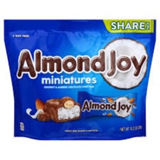 SOCOLA nhân DỪA hạt hạnh nhân ALMOND JOY- MỸ 🇺🇸 130gr