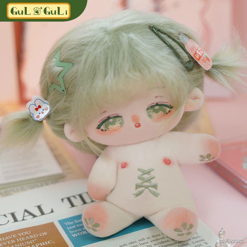 👶👚 Guofeng Camellia 20cm Cotton Doll Quần áo Doll Doll Nữ Đồ chơi nhồi bông Quà tặng