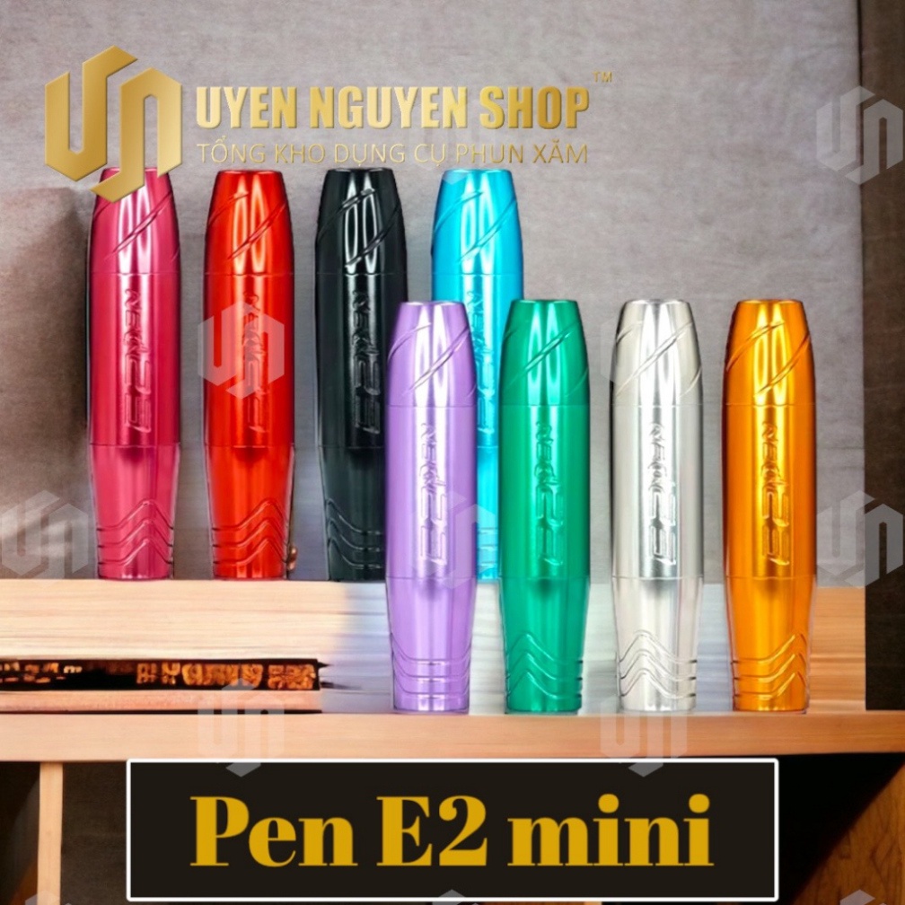 Máy pen mini E2 logo dập chìm chọn màu