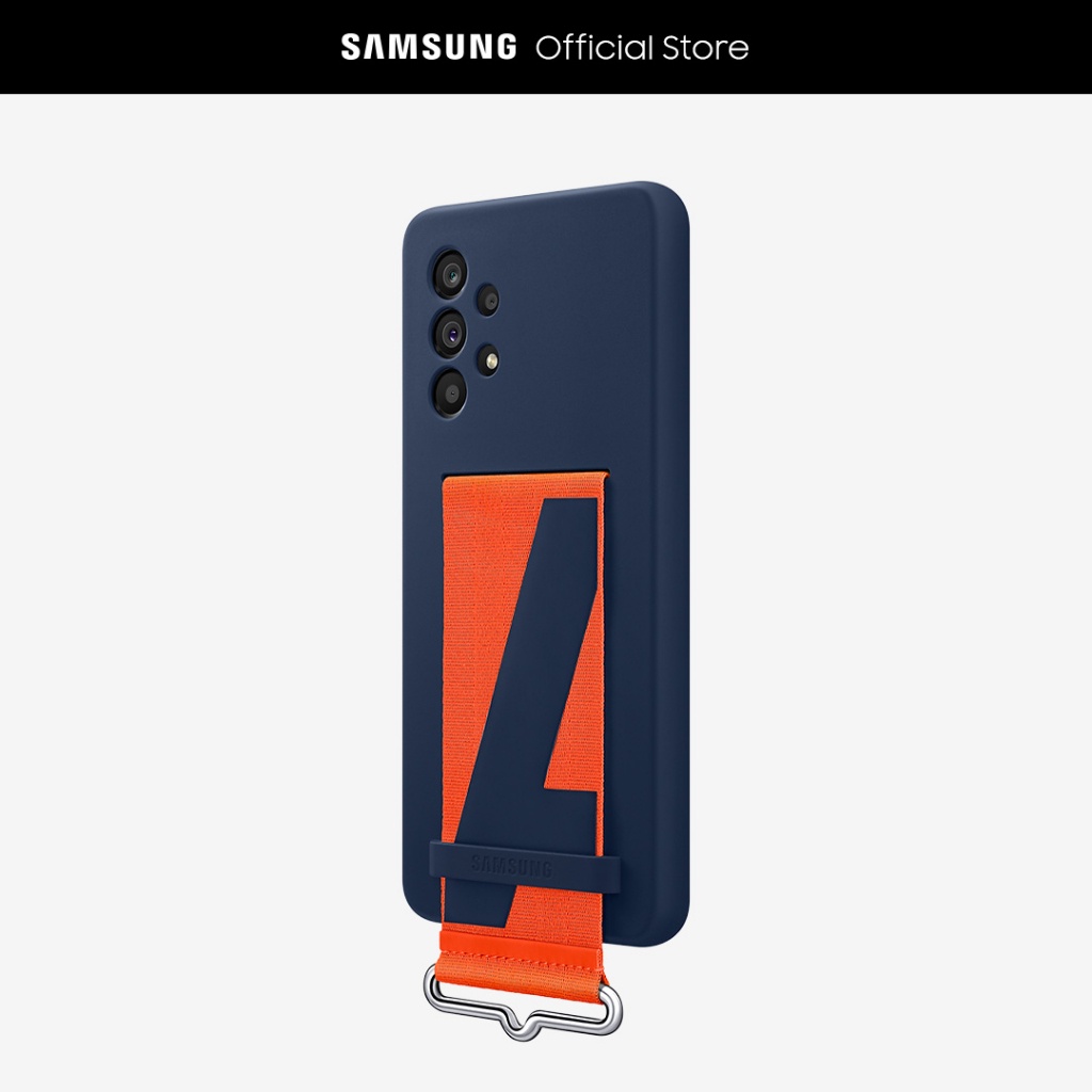 A53 5G Silicone Cover with Strap