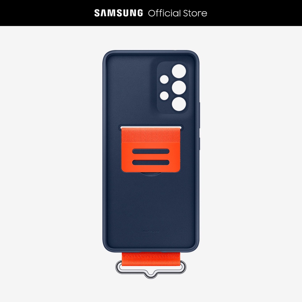 A53 5G Silicone Cover with Strap