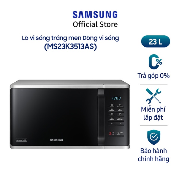 Lò vi sóng Samsung MS23K3513AS 23L 800W