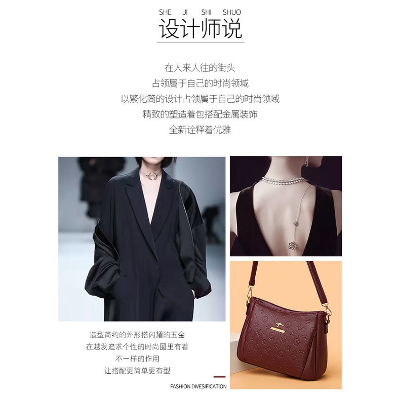 Túi Xách Da Thật Thiết Kế Đơn Giản Thời Trang 2022 Cho Phụ Nữ Trung Niên