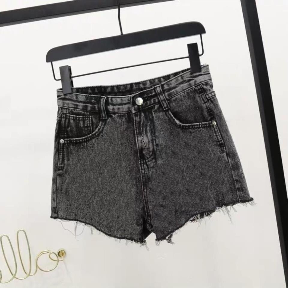 Ok Quần Short Bò Nữ Cạp Cao Phong Cách Thời Trang Cực Ngầu Chất Denim Siêu Dày Dặn Cao Cấp Q16 Tt Ok Tt