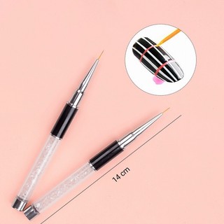 Cọ nét cán đá vẽ móng 3 size cao cấp (7mm, 9mm, 11mm)