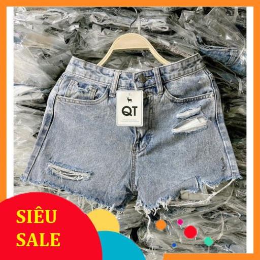 Ok Quần Short Bò Nữ Cạp Cao Phong Cách Thời Trang Cực Ngầu Chất Denim Siêu Dày Dặn Cao Cấp Q16 Tt Ok Tt Đẹp