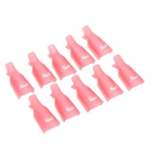 Kẹp ủ phá sơn gel móng tay set 10 chiếc