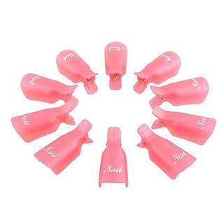 Kẹp ủ phá sơn gel móng tay set 10 chiếc